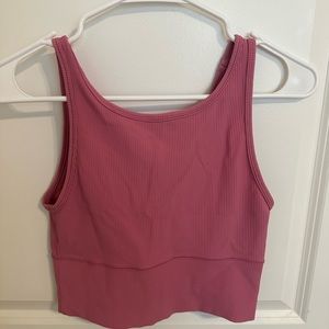 Lulu lemon pink tank top